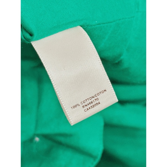 Anthropologie Moulinette Soeurs Button Up Shirt Dress in Kelly Green - Picture 6 of 7